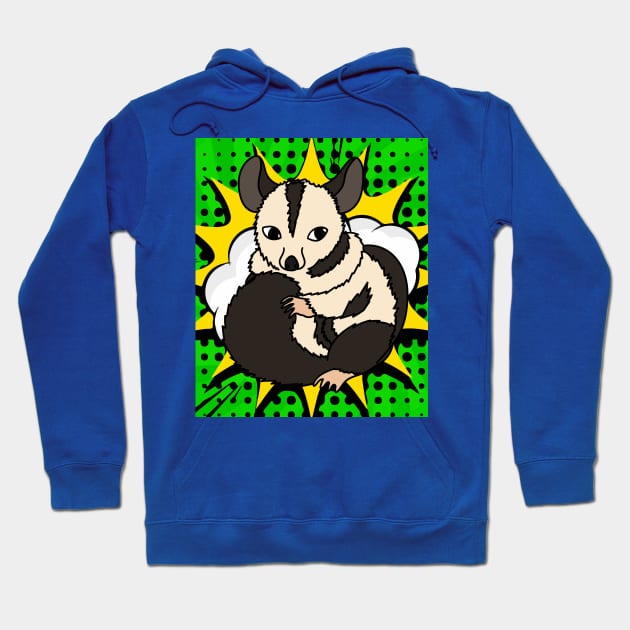 Possum Australia Raccoon Possum Hoodie by flofin